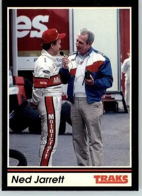 Ned Jarrett - 1991 Traks - #126 - Racing - Racing Card Single