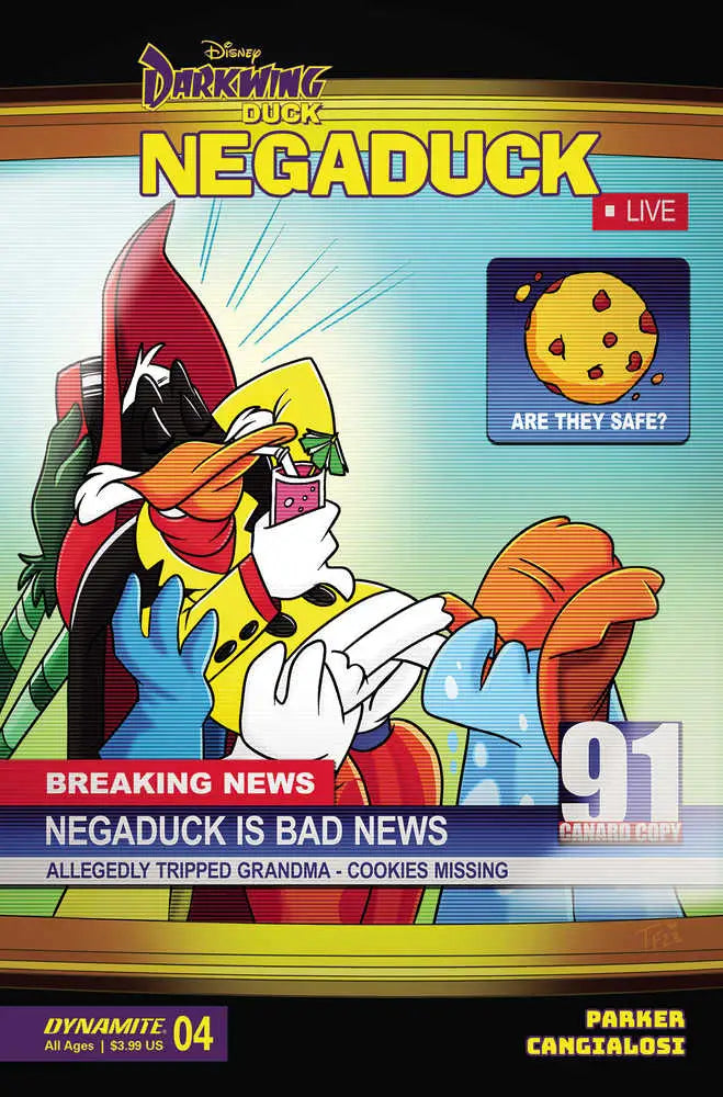 Negaduck #4 Cover C Forstner - Back Issues