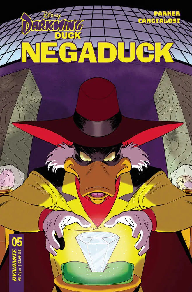 Comic book cover of Negaduck, featured in Negaduck #5 Cover B Moss trading cards