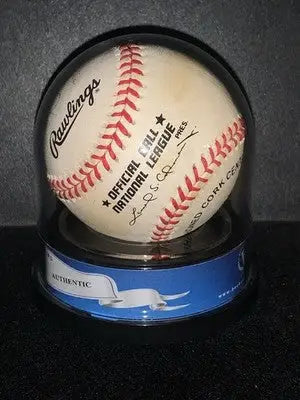 Neil Armstrong Signed ONL Ball Baseball BAS Beckett Encapsulated Auto NASA - Sports Memorabilia