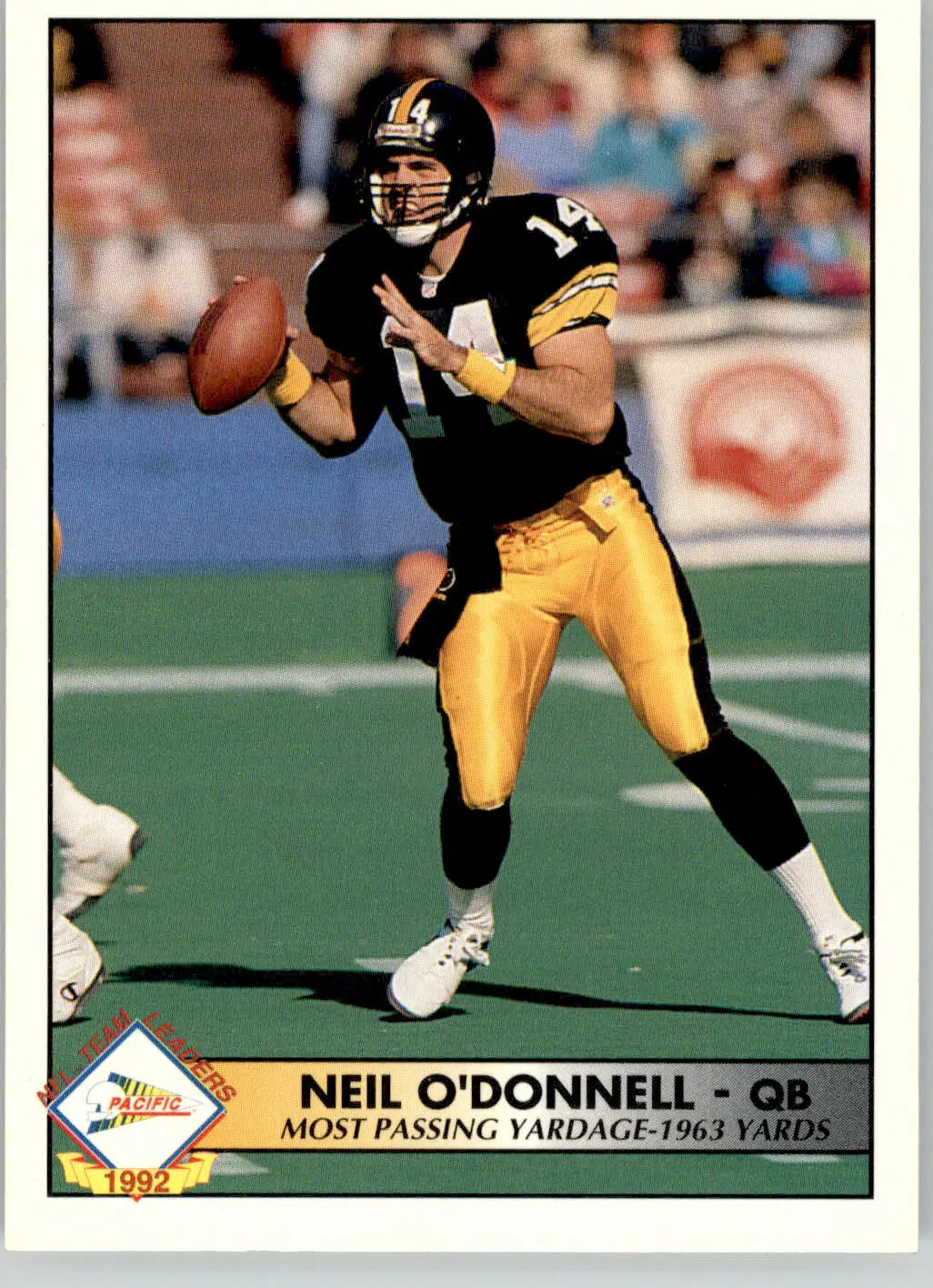 Neil O’Donnell - 1992 Pacific - #23 - Statistical Leaders Football