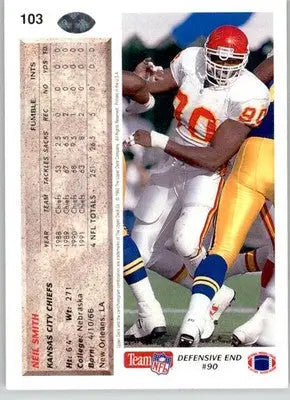 Neil Smith - 1992 Upper Deck - #103 - Football - Football Card Single