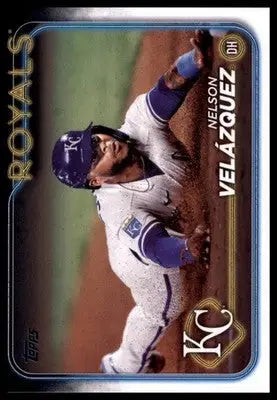 Nelson Velázquez 2024 Topps Update #US67 Kansas City Royals - Baseball Card Single