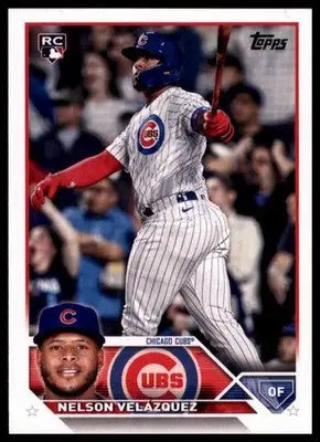 Nelson Velázquez Rookie 2023 Topps Update #US31 Chicago Cubs - Baseball Card Single
