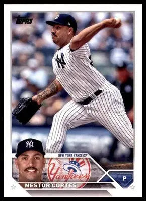 Nestor Cortes 2023 Topps #143 New York Yankees - Baseball Card Single