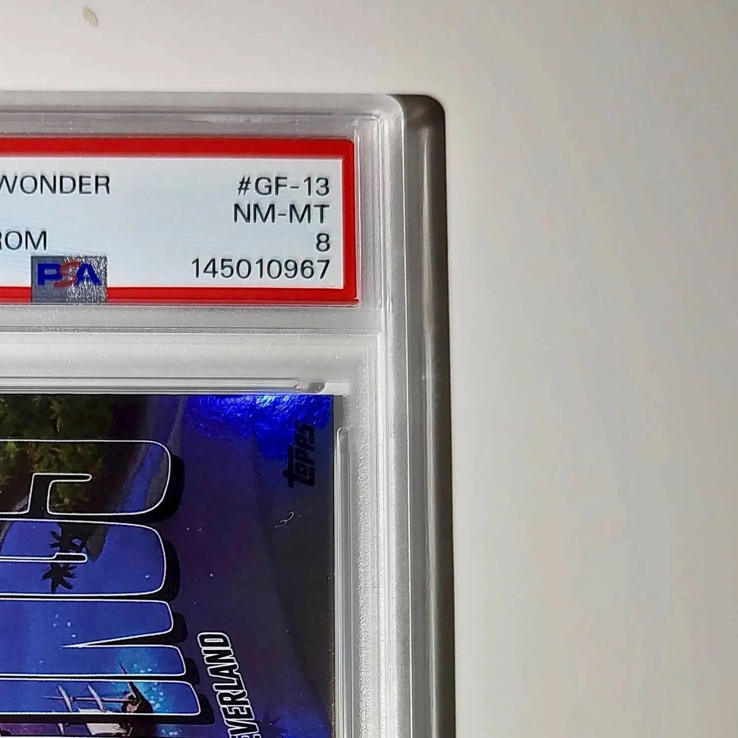 Neverland 2025 Topps Disney Wonder #GF-13 Greetings From Card Peter Pan PSA 8 - Non-Sports Card Single