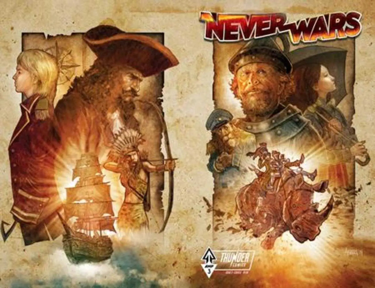 Neverwars #3 (Of 8) Cover A Erwin J Arroza Wraparound - Back Issues