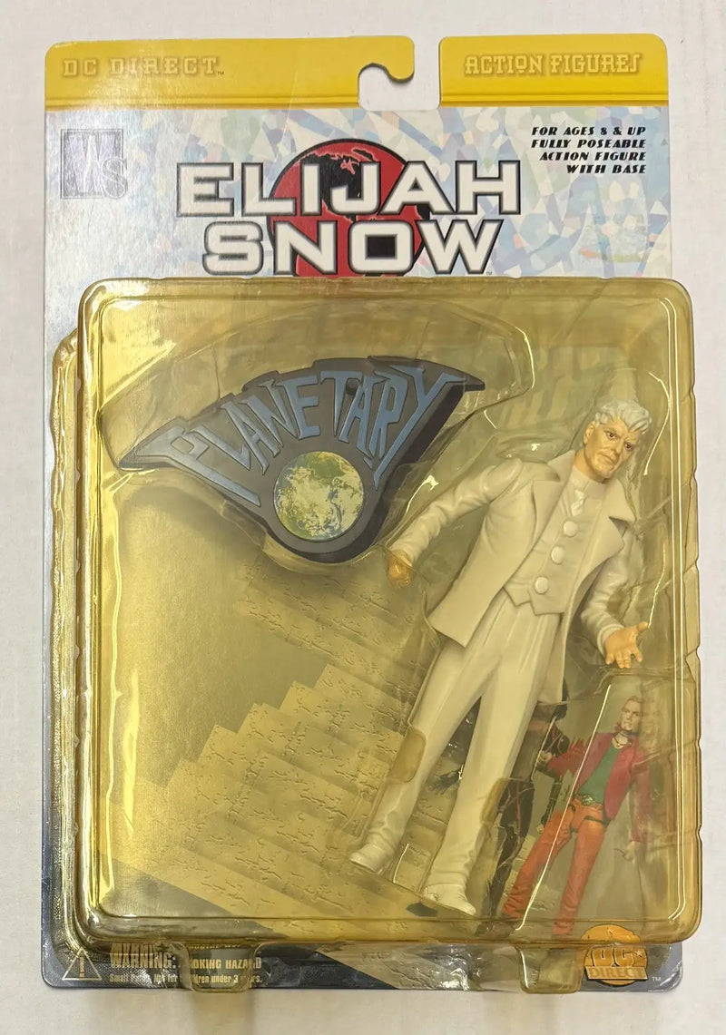 New 2001 DC Direct WS Planetary Elijah Snow 6’’ Action Figure and Stand - Action Figure & Toy