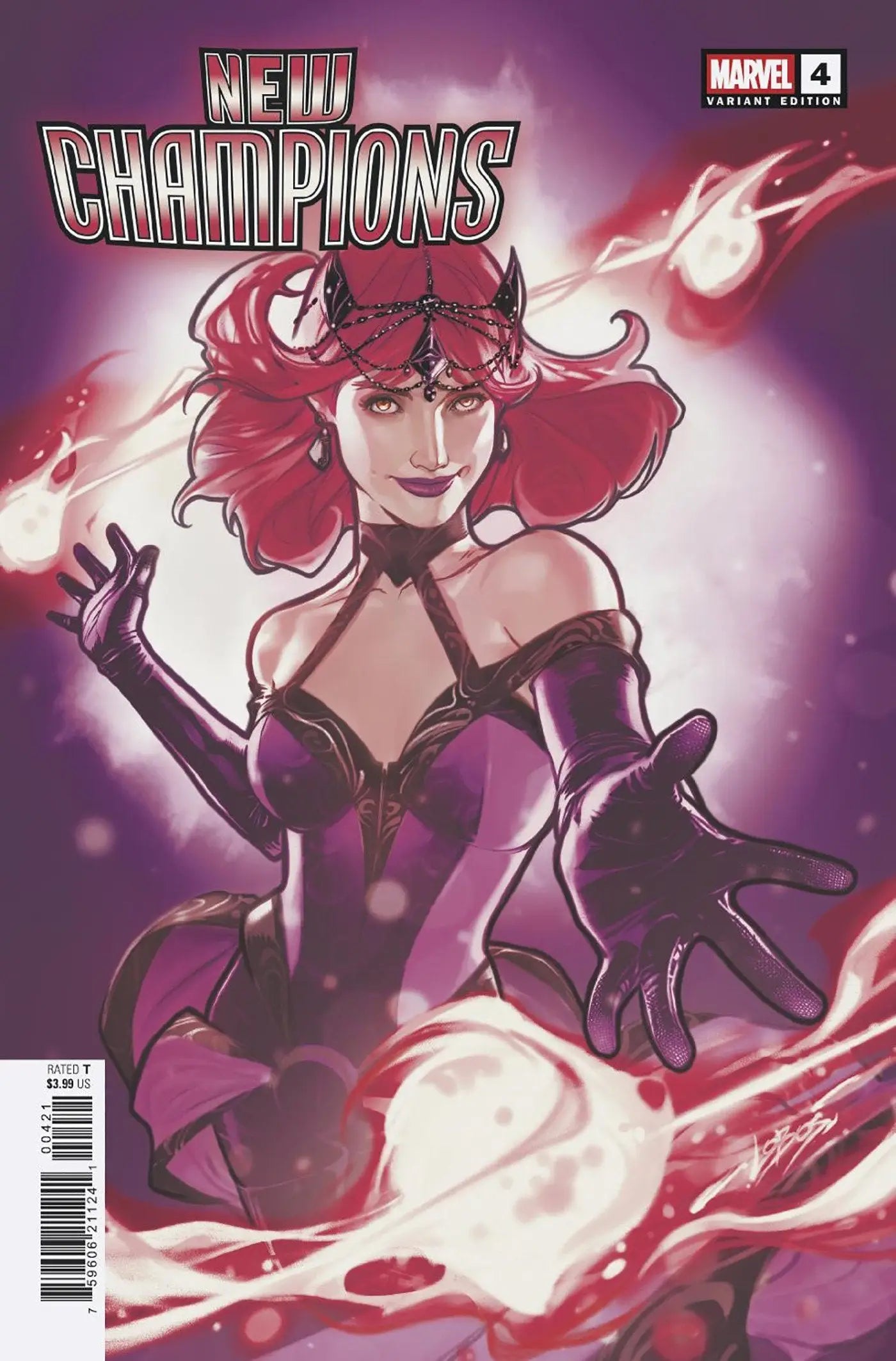 New Champions comic book featuring Pablo Villalobos Variant cover artwork