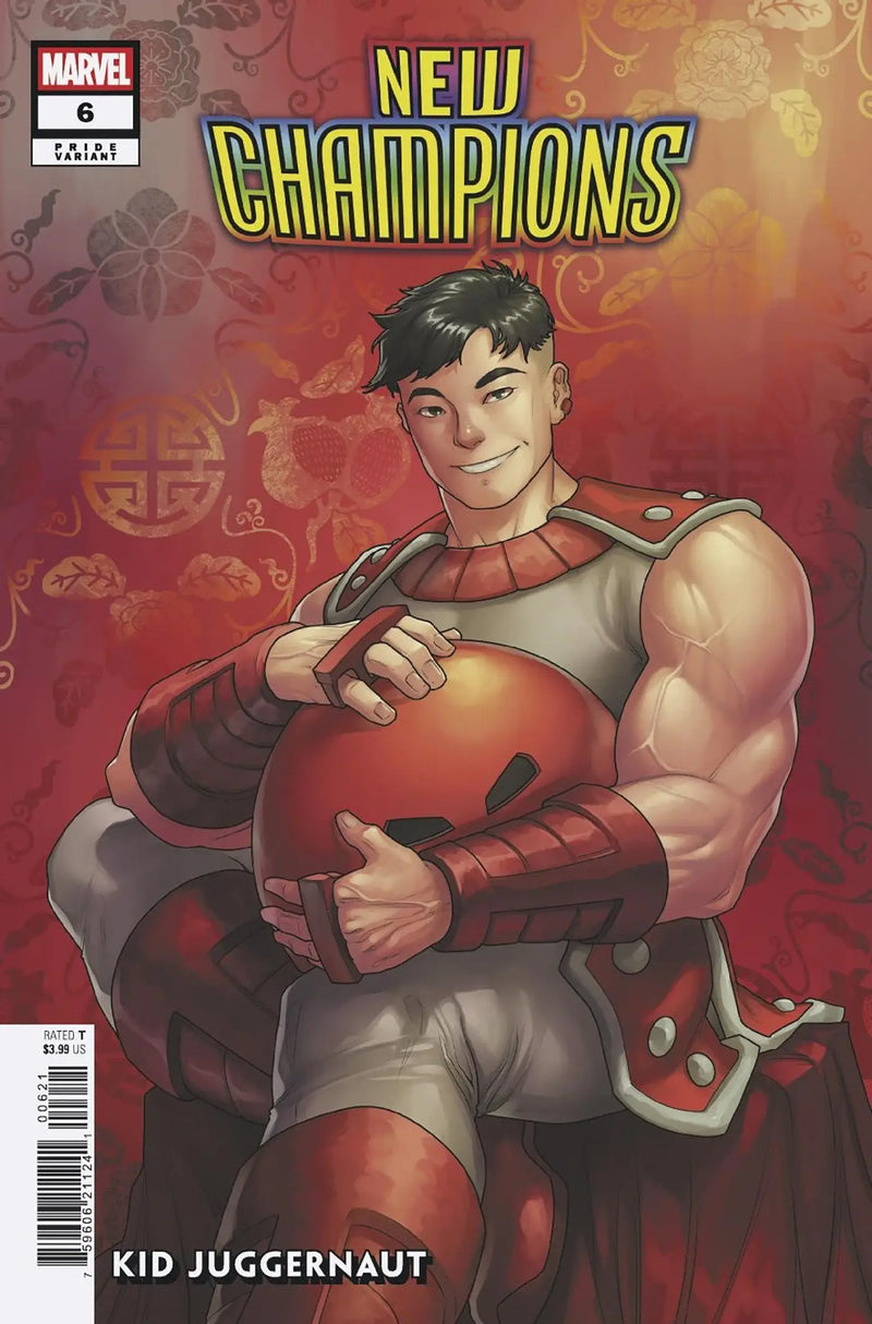 Comic book cover of New Champions #6 Meghan Hetrick Pride Variant featuring Meghan Hetrick