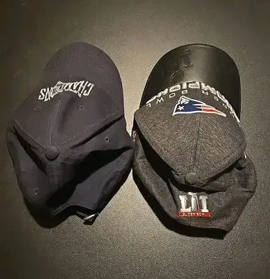 new england patriots Super Bowl Champs hat lot Of 2 LI and LIII - Apparel
