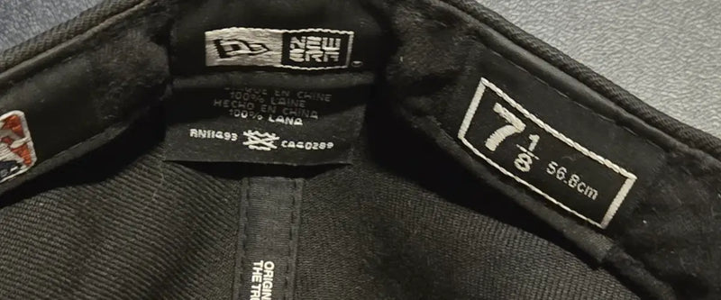 New Era 59FIFTY Utah Jazz NBA Fitted Hat 7 1/8 Black/Red – VG Condition - Apparel & Merchandise