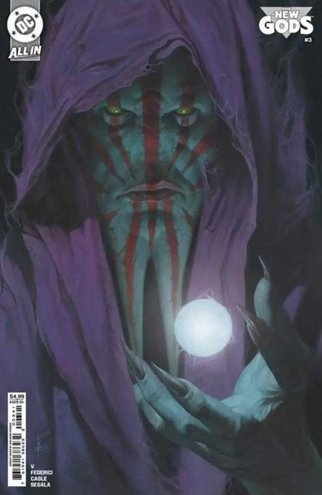 Comic book cover for New Gods #3 Cover C Riccardo Federici Card Stock Variant featuring Federici card stock