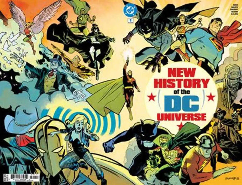New History Of The DC Universe #1 (Of 4) Cover A Chris Samnee Wraparound - Back Issues