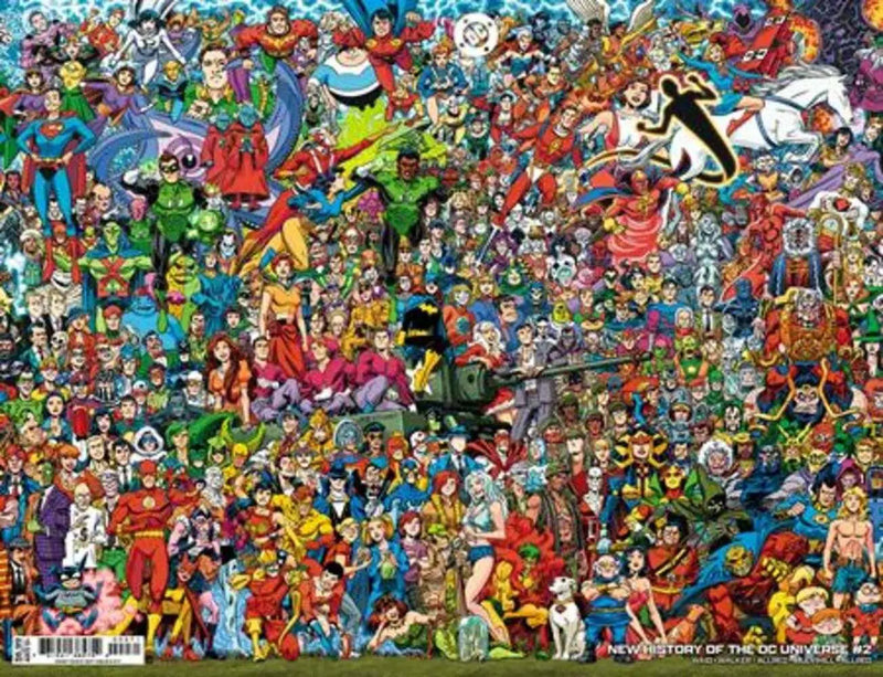 New History Of The DC Universe #2 (Of 4) Cover D Scott Koblish Legacy Card Stock Variant - Comic Book