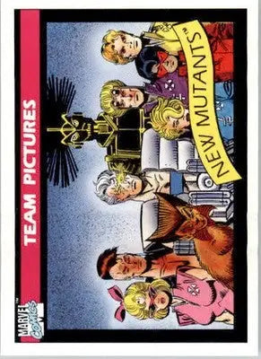 New Mutants - Marvel 1990 Universe - 142 - Base NM - Marvel Card Single