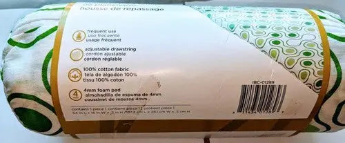 New Premium Honey Can Do Ironing Board Cover Green Dots - General Merchandise