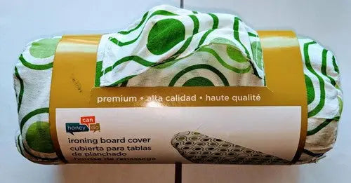 New Premium Honey Can Do Ironing Board Cover Green Dots - General Merchandise