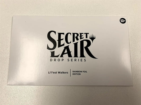 White box featuring Secret Lair Drop Series for MTG Secret Lair Lil’est Walkers Foil Edition
