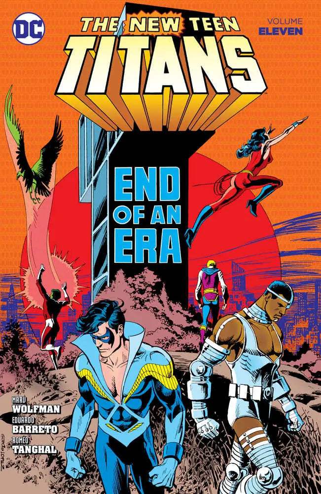 Comic book cover of Teen Titans TPB Volume 11 featuring Teen Titans and Omega Men characters