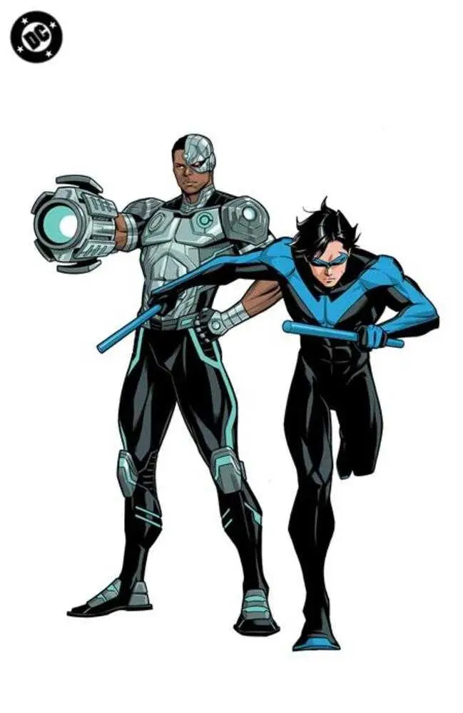 New Titans #33 Cover F Sami Basri Corner Box Spot Foil Variant - Comic Book