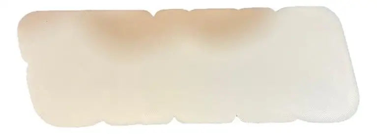 Pale beige rectangular soap bar with rounded edges, featuring New York Giants logo design