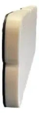 White plastic electronic device with a black side featuring the New York Giants logo sign