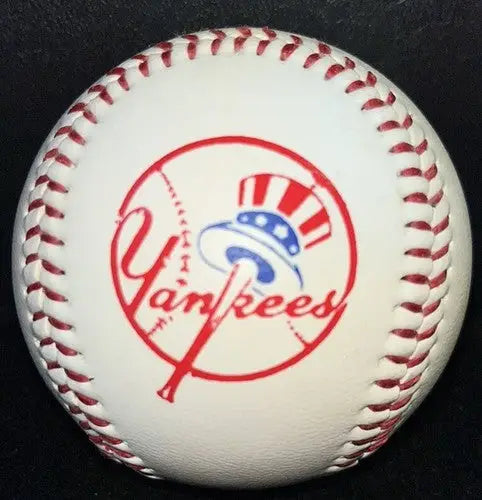 New York Yankees Logo Fotoball Souvenir Baseball Ball - Sports Memorabilia