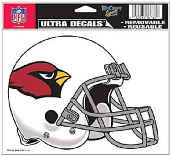 NFL CHOOSE YOUR TEAM HELMET ULTRA DECAL 5’’X6’’ CLEAR WINDOW FILM STATIC CLING