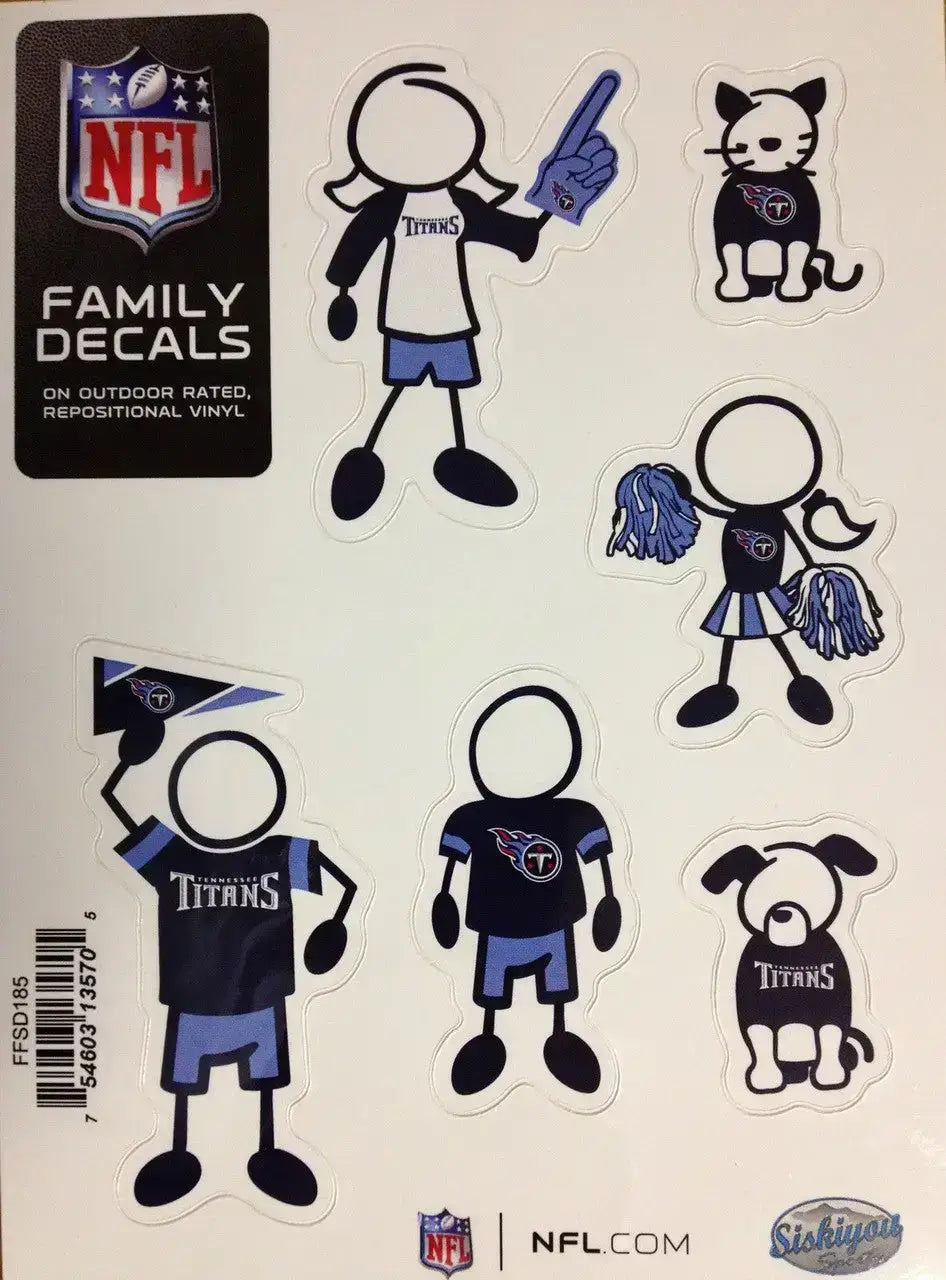 NFL Family Decals Auto Car Stickers - Choose Your Team