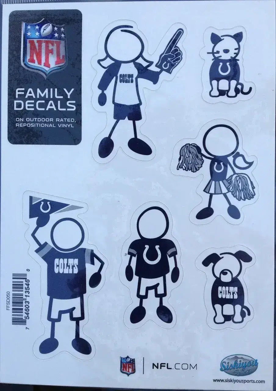 NFL Family Decals Auto Car Stickers - Choose Your Team