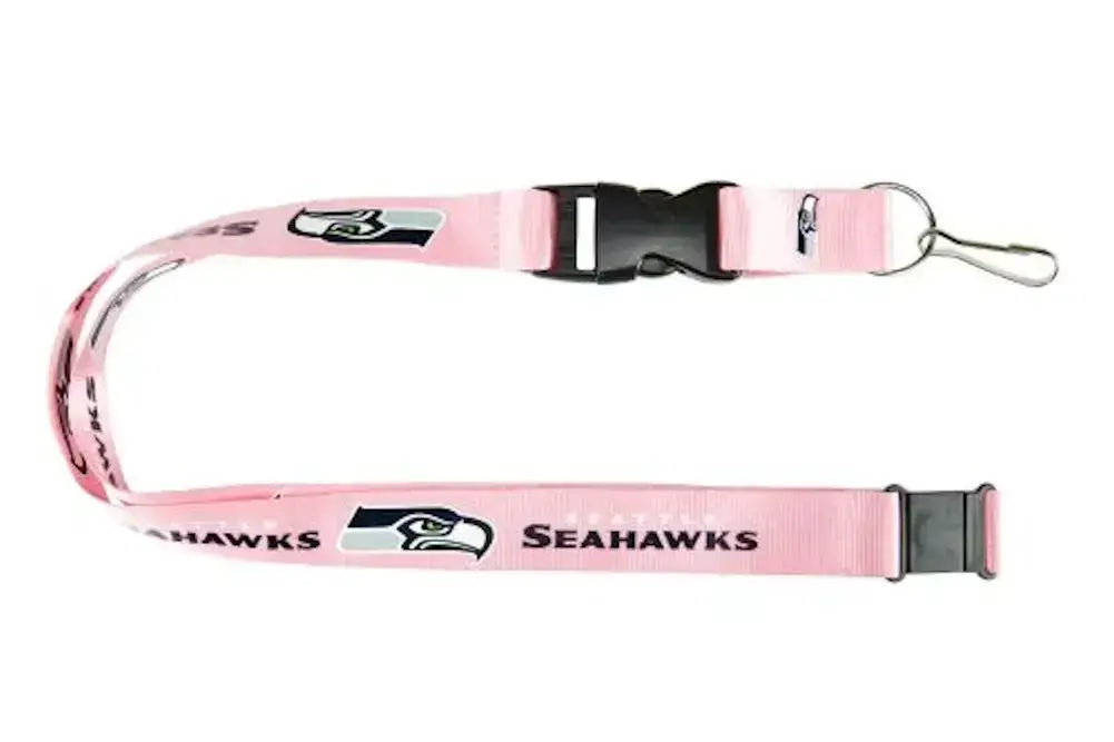 NFL Football Team Logo Pink Lanyard Pick Your Team