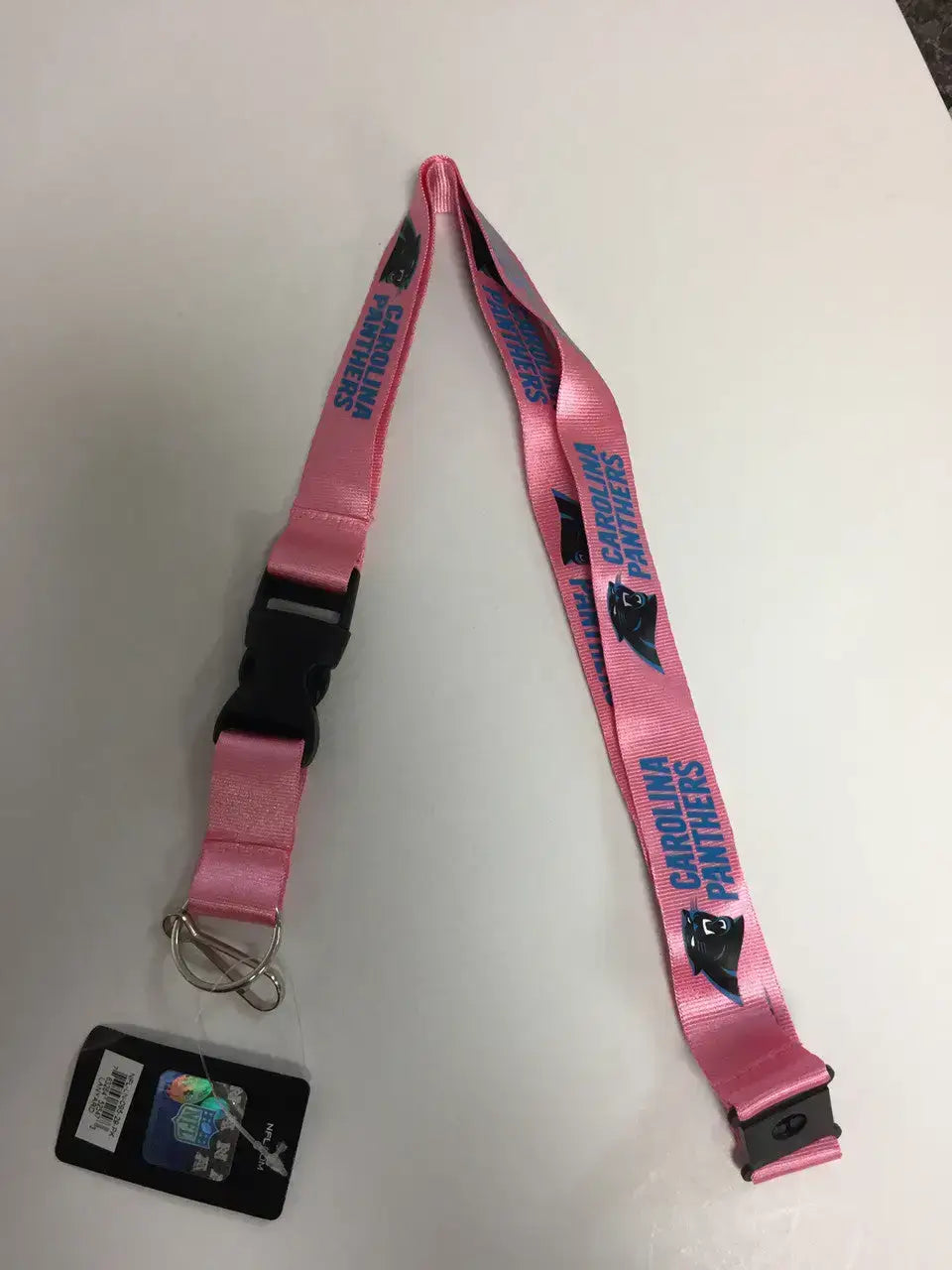 NFL Football Team Logo Pink Lanyard Pick Your Team