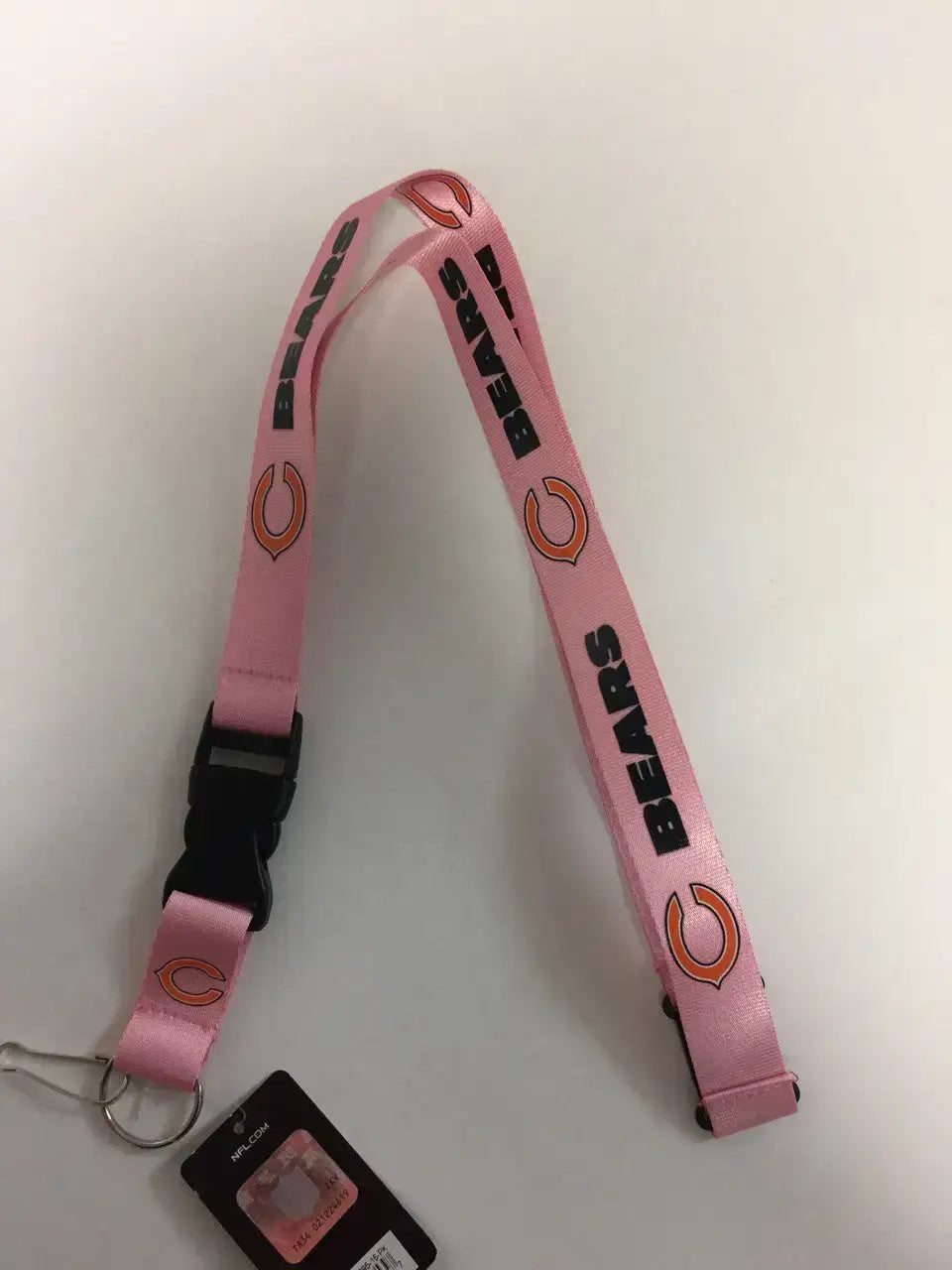 NFL Football Team Logo Pink Lanyard Pick Your Team