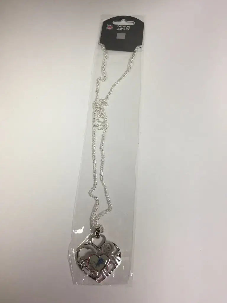 NFL Football Team Logo Womens Ladies Ivy Heart Pendant Pick Your Team