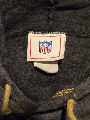 NFL Hoodie Mens New Orleans Saints Fleur De Lis Gray Gold Pullover Sweatshirt - Apparel