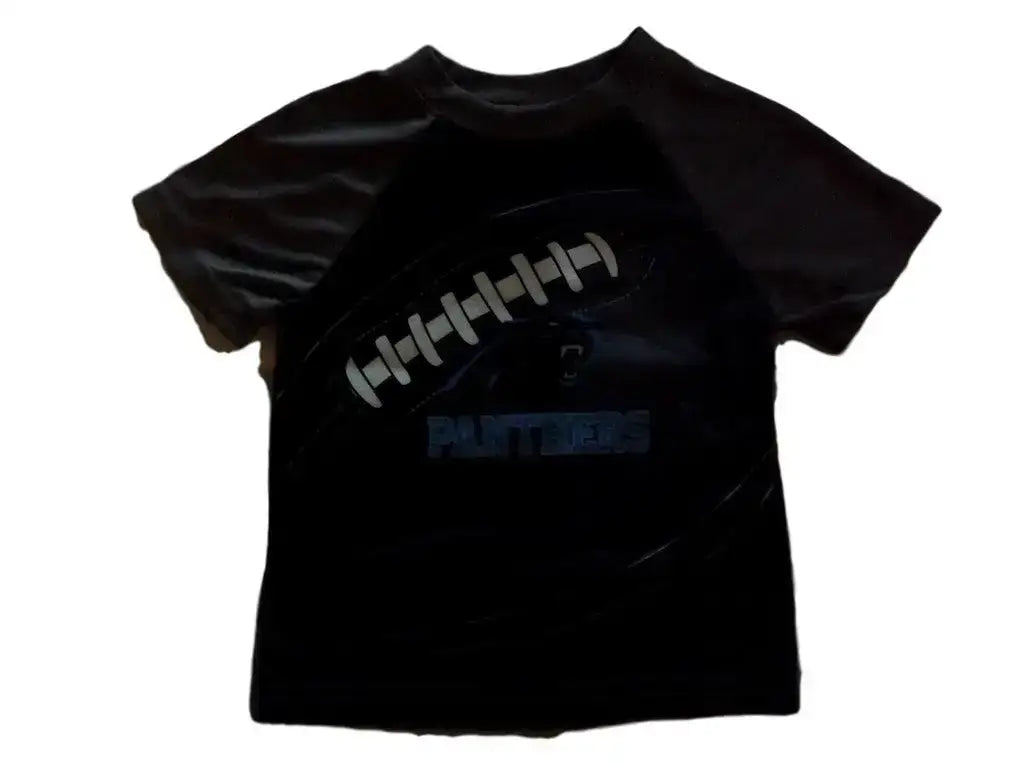 NFL Kids Short Sleeve Football Tee T-Shirt Carolina Panthers