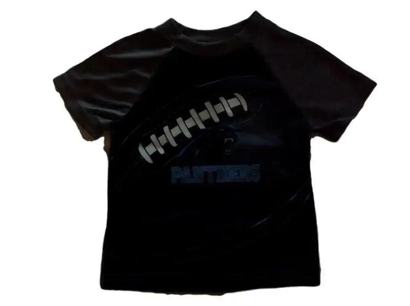 NFL Kids Short Sleeve Football Tee T-Shirt Carolina Panthers