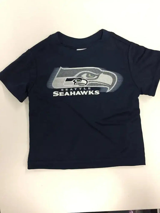 NFL Kids Short Sleeve Team Logo Tee T-Shirt Seattle Seahawks - 12M - Apparel