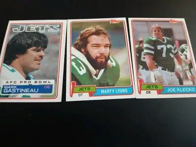 NFL 🏈- NY Sack Exchange! NY Jets - Mark Gastineau Marty Lyons Joe Klecko. MT - Other