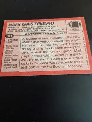NFL 🏈- NY Sack Exchange! NY Jets - Mark Gastineau Marty Lyons Joe Klecko. MT - Other