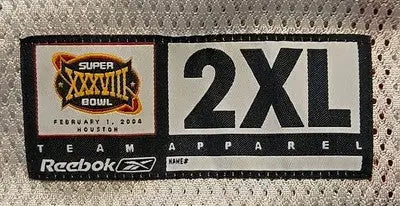NFL Suber Bowl 38 Jersey XXL Houston On Back 2/1/04 Date On Tag - Sports Memorabilia