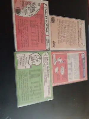 NFL superstars & HOFers- Vintage 8-card Topps lot. See full description! EX-EX+ - Football Card Single
