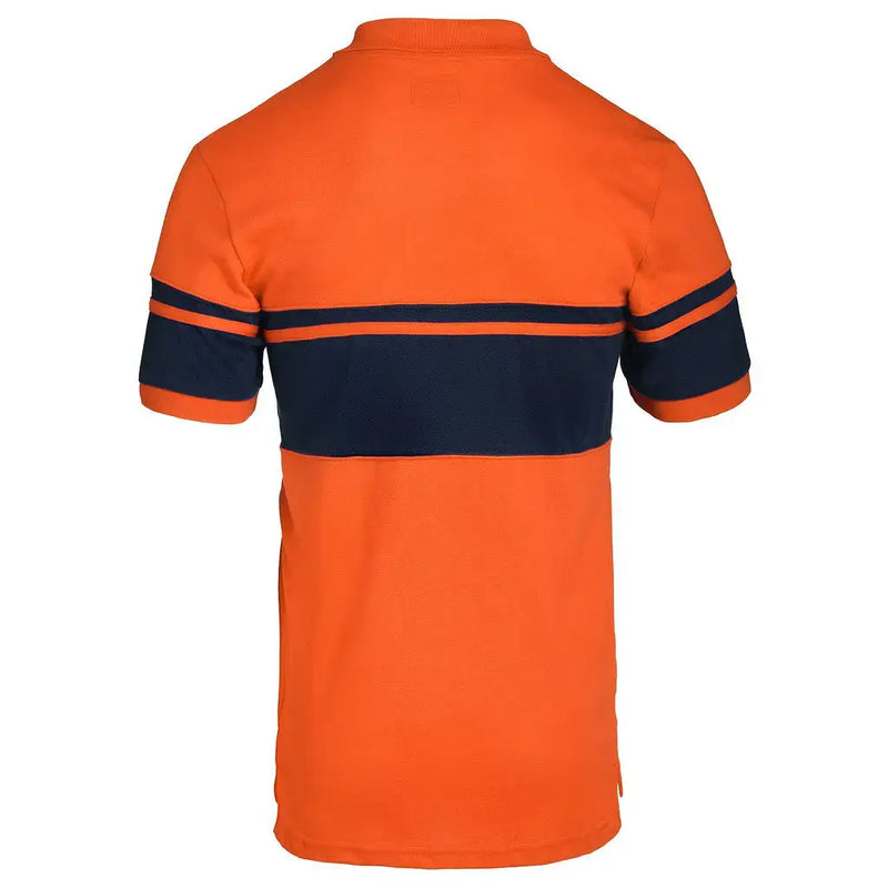 NFL Team Apparel Cotton Stripe Polo Team Color Denver Broncos - Medium - Apparel