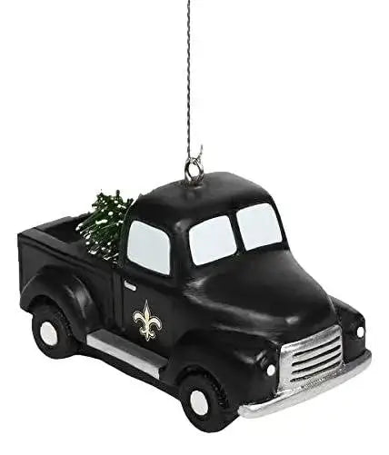 NFL Team Truck with Tree Ornament Choose Your Team - New Orleans Saints