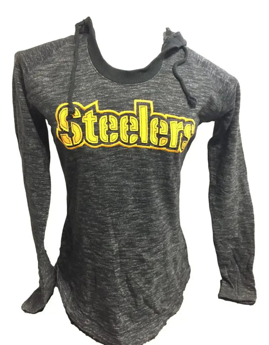 NFL Womens Pittsburgh Steelers Scoop Neck Hoodie - Large - Apparel