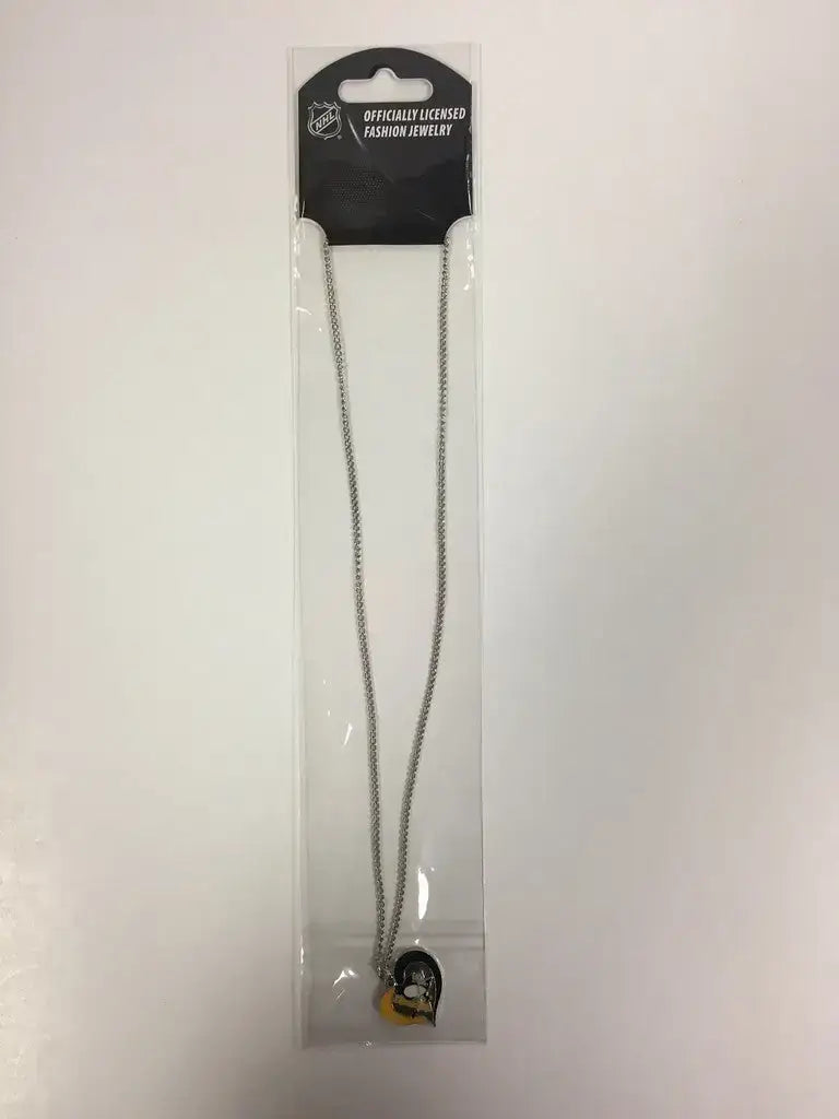 NHL Hockey Swirl Heart Necklace Pick Your Team