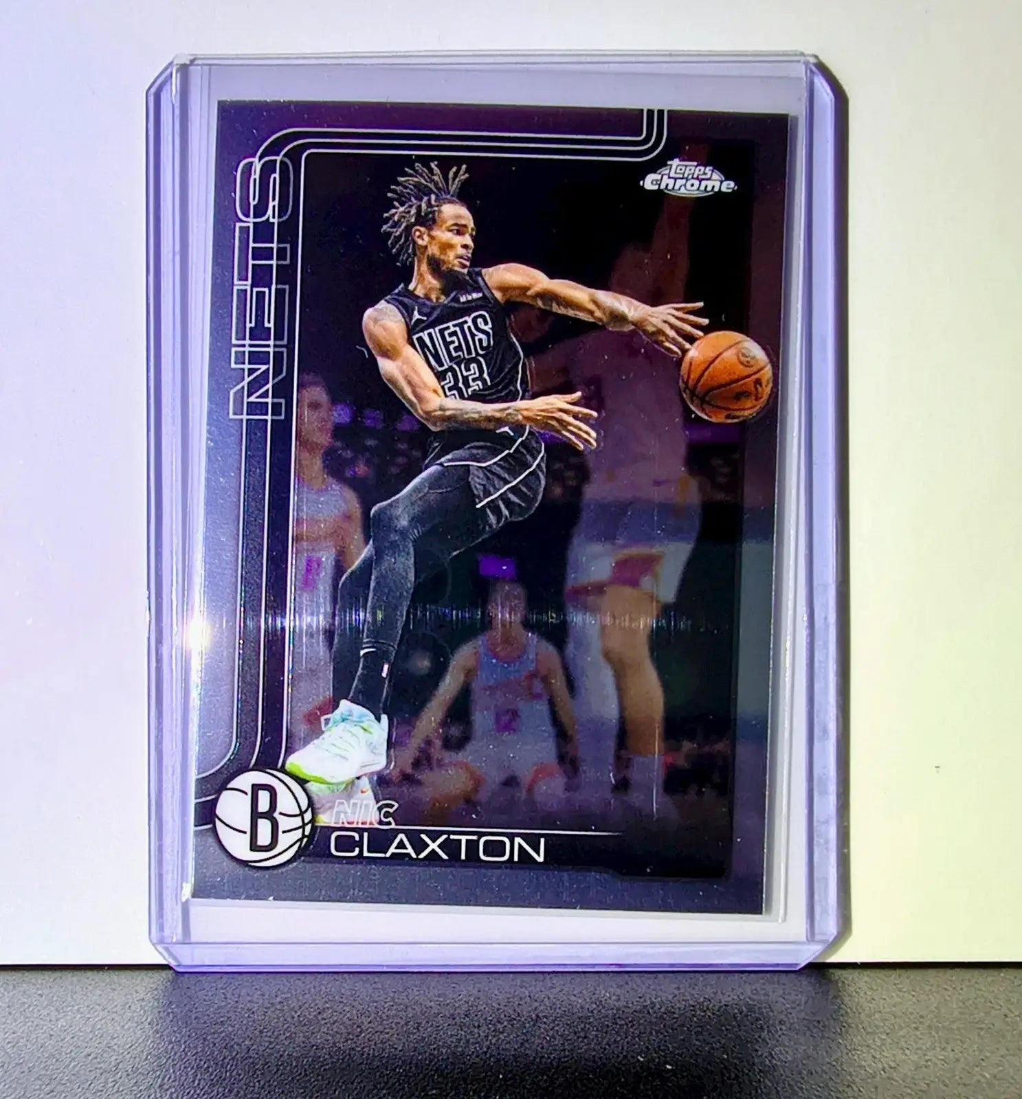 Nic Claxton 2025-26 NBA Topps Chrome Update #123 Basketball Card Brooklyn Nets - Basketball Card Single