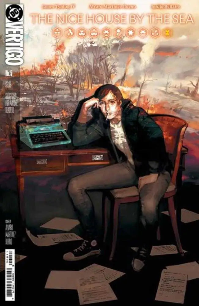 Comic book cover of Nice House By The Sea #5 featuring Alvaro Martinez Bueno artwork