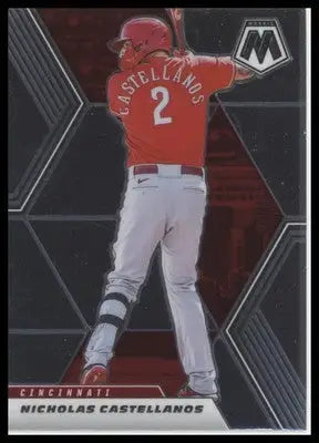 Nicholas Castellanos 2021 Panini Mosaic #173 Cincinnati Reds - Baseball Card Single